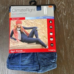 SALE!❄️NEW! ❄️CuddlDuds Dark Blue/Black Leggings!❄️